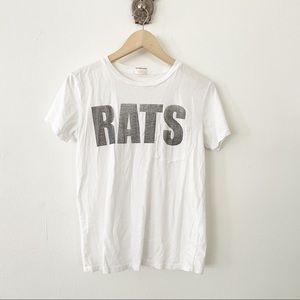 MOTHER Rats Distressed T-Shirt